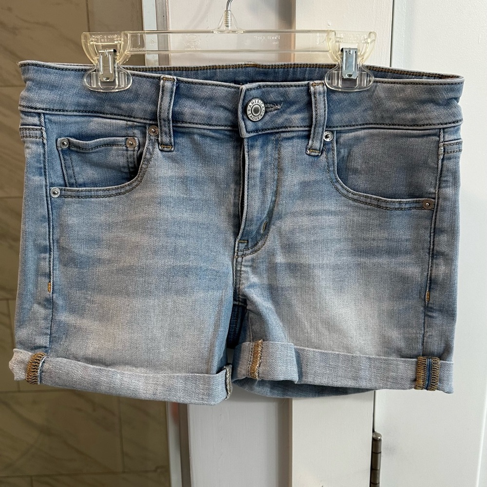 American Eagle AE Next Level Stretch Denim Jean Shorts Size 6